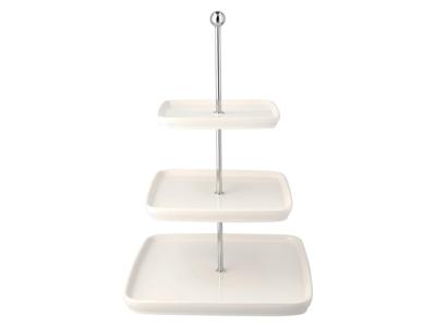 SILVERCREST Porseleinen etagère (Vierkant) SILVERCREST Porseleinen etagère (Vierkant)