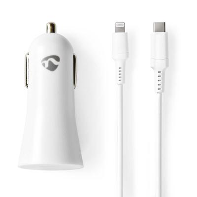 Nedis Autolader | 1.67 / 2.22 / 3.0 A | 1 stuks - CCPDL20W111WT CCPDL20W111WT
