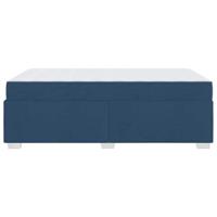 Bedframe Blauw 120 x 190 cm Stof - thumbnail