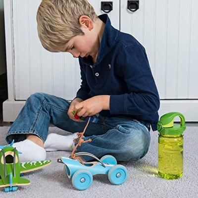 Nalgene On The Fly Kids Bottle - 0.35 Liter - Bpa Free - Transparant/Groen Kinder Drinkfles Nalgene On The Fly Kids Bottle - 0.35 Liter - Bpa Free - Transparant/Groen Kinder Drinkfles