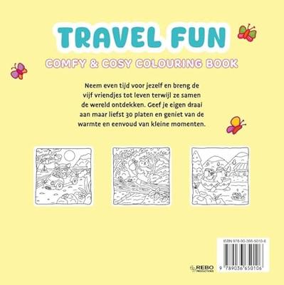 Comfy & cosy colouring Travel fun