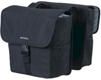 Basil go dubbele fietstas - 32l - zwart - thumbnail