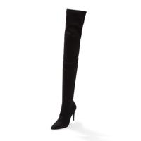 Steve Madden overknee laars zwart-36 - thumbnail