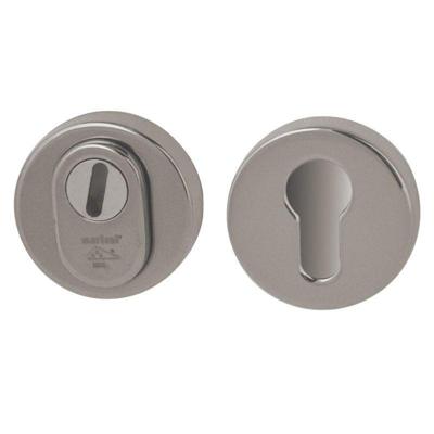 Hardbrass Nika SKG3 veiligheidsrozetten met kerntrekbeveiliging - PVD glans nikkel