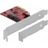 DeLOCK 2 port SATA PCI Express Card with RAID 1 raid-kaart - thumbnail