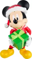 Disney kerstfiguur Mickey Mouse met cadeau - thumbnail