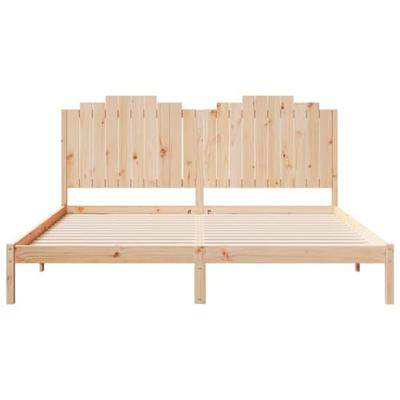 Bedframe extra lang zonder matras massief hout 180x210 cm