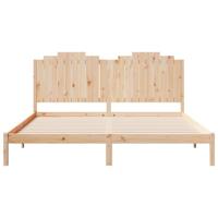 Bedframe extra lang zonder matras massief hout 180x210 cm - thumbnail