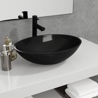 Wasbak 50x37x14 cm glas zwart - thumbnail