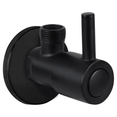 Differnz hoekstopkraan 1/2 x 3/8 mat zwart