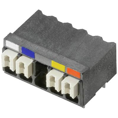 Weidmüller 2639520000 Veerkrachtklemblok 1.5 mm² Aantal polen 4 Zwart 30 stuk(s) Piece