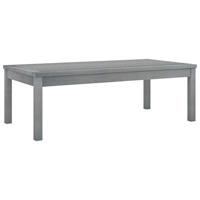 VidaXL Salontafel 100x50x33 cm massief acaciahout grijs - thumbnail