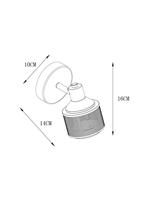 Lucide RAFA - Plafondspot - 1xE14 - Zwart - thumbnail