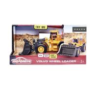 Majorette grand series volvo wiellader constructie metaal licht en geluid 21 cm speelgoedvoertuig - thumbnail