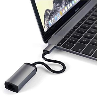 Satechi USB-C Ethernet adapter (1.0 Gb) - Space Gray - thumbnail