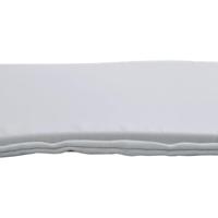 VidaXL Tuinzitkussens 2 st vierkant 45x45x2 cm lichtgrijs - thumbnail