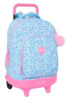Schoolrugzak met Wielen Vicky Martín Berrocal Paraíso Blauw Roze 33 x 45 x 22 cm - thumbnail