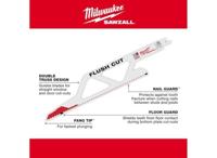 Milwaukee reciprozaagblad Flush Cut 300/5mm - thumbnail