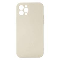 Shop4 - iPhone 12 Pro Max Hoesje - Back Case Mat Zand Geel - thumbnail