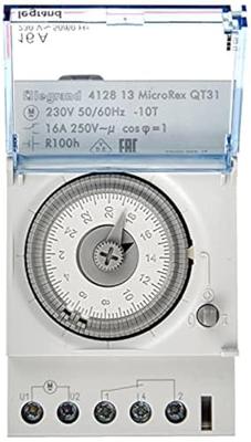 Legrand Legrand 412813 DIN-rail schakelklok Analoog 230 V Legrand Legrand 412813 DIN-rail schakelklok Analoog 230 V