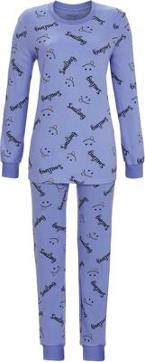 Warme katoenen smiley pyjama