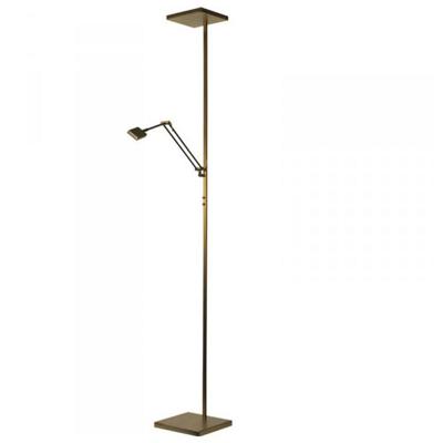 Masterlight Vloerlamp uplightDenia 1 2-lichts 185cm bronsbruin - 1881-01-DW