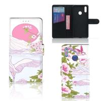 Huawei Y7 (2019) | Telefoonhoesje | Met pasjeshouder | Bird Standing - thumbnail