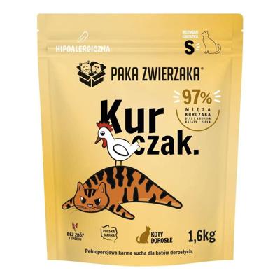 PAKA ZWIERZAKA Chicken S - droog kattenvoer - 1,6kg
