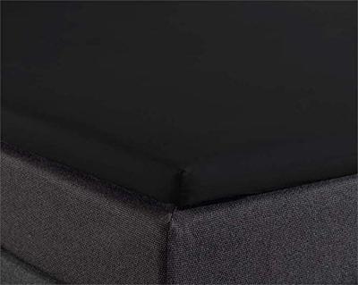 Dreamhouse Splittopper Katoen Hoeslaken Zwart 180 x 200