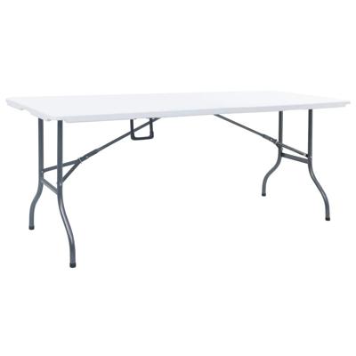 Tuintafel inklapbaar 180x72x72 cm HDPE wit Tuintafel inklapbaar 180x72x72 cm HDPE wit