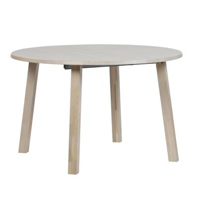 WOOOD Uitschuifbare Ronde Eettafel 'Lange Jan' 120 x 120-200cm, kleur Eiken