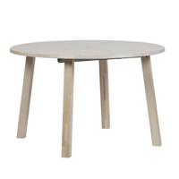 WOOOD Uitschuifbare Ronde Eettafel 'Lange Jan' 120 x 120-200cm, kleur Eiken - thumbnail