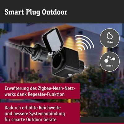50138 Zigbee Smart Plug Paulmann Home Tussenstekker Zwart - thumbnail