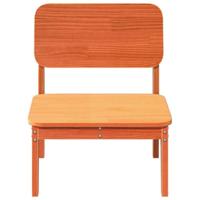 Tuinstoelen 2 st 60x52,5x72 cm massief grenenhout wasbruin - thumbnail