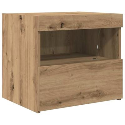 Nachtkastje 2 pcs Artisan Eiken 50 x 40 x 45 cm Bewerkt hout