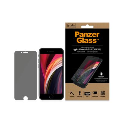 PanzerGlass Privacy P2684 Screenprotector (glas) met privacyfolie Apple iPhone 6, iPhone 6s, iPhone 7, iPhone 8, iPhone SE (2. Gen, 2020), iPhone SE (3. Gen, PanzerGlass Privacy P2684 Screenprotector (glas) met privacyfolie Apple iPhone 6, iPhone 6s, iPhone 7, iPhone 8, iPhone SE (2. Gen, 2020), iPhone SE (3. Gen,