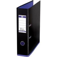 OXFORD MyColour ordner, formaat A4, uit karton, rug van 8 cm, zwart-paars - thumbnail