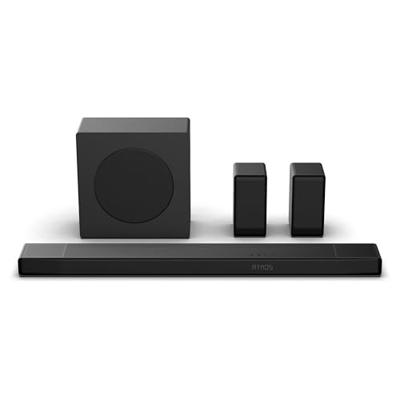 Soundbar - HISENSE - AX5140Q - 5.1.4 kanalen - Dolby Atmos & DTS:X - 520W - Draadloze subwoofer en achterluidsprekers - HDMI eARC Soundbar - HISENSE - AX5140Q - 5.1.4 kanalen - Dolby Atmos & DTS:X - 520W - Draadloze subwoofer en achterluidsprekers - HDMI eARC