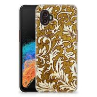 Siliconen Hoesje Samsung Galaxy Xcover 6 Pro Barok Goud - thumbnail