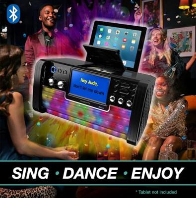Easy Karaoke EKS780BT Bluetooth Karaoke System met één microfoon