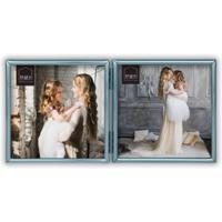 Haes Deco Duo Verzilverde Fotolijst Como voor 2 foto's van 10x10 cm - DVP12110 - thumbnail