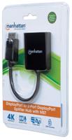 Manhattan 207768 DisplayPort-splitter 2 poorten 3810 x 2160 Pixel - thumbnail