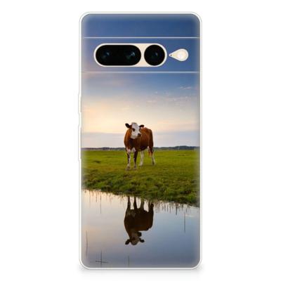 Google Pixel 7 Pro | TPU Hoesje | Koe