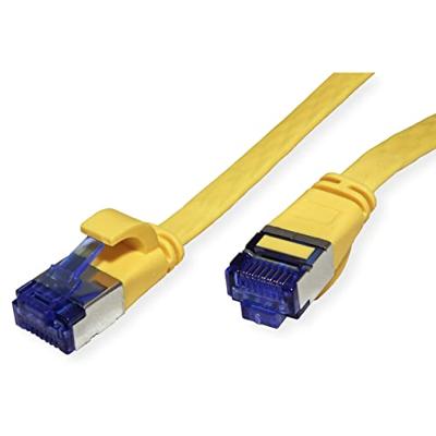 VALUE FTP patchkabel, Cat.6A (Class EA), extra plat, geel, 1 m VALUE FTP patchkabel, Cat.6A (Class EA), extra plat, geel, 1 m