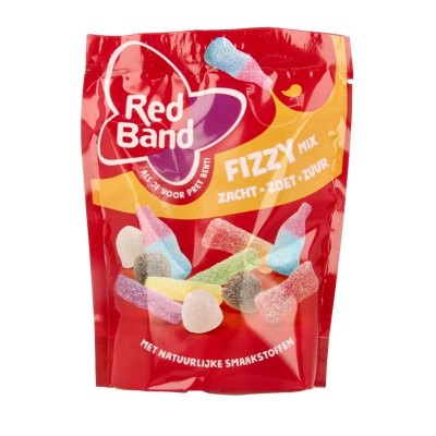 Red Band Snoepmix Fizzy 205 Gram Red Band Snoepmix Fizzy 205 Gram