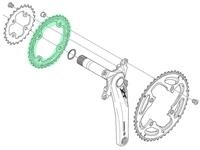 Shimano blad 36t 10v deore xt 104mm y1mp98020 - thumbnail