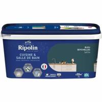 Verf muren, houtwerk, plafonds, radiatoren - RIPOLIN - Keuken en badkamer - 2 L - Seychelles Blue - thumbnail