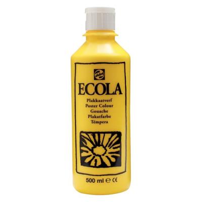 Talens Ecola plakkaatverf flacon van 500 ml, geel