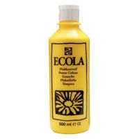 Talens Ecola plakkaatverf flacon van 500 ml, geel - thumbnail