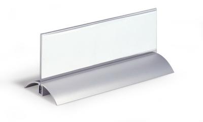 Tafelnaambord Durable Presenter De Luxe 61x210mm 2 stuks Tafelnaambord Durable Presenter De Luxe 61x210mm 2 stuks
